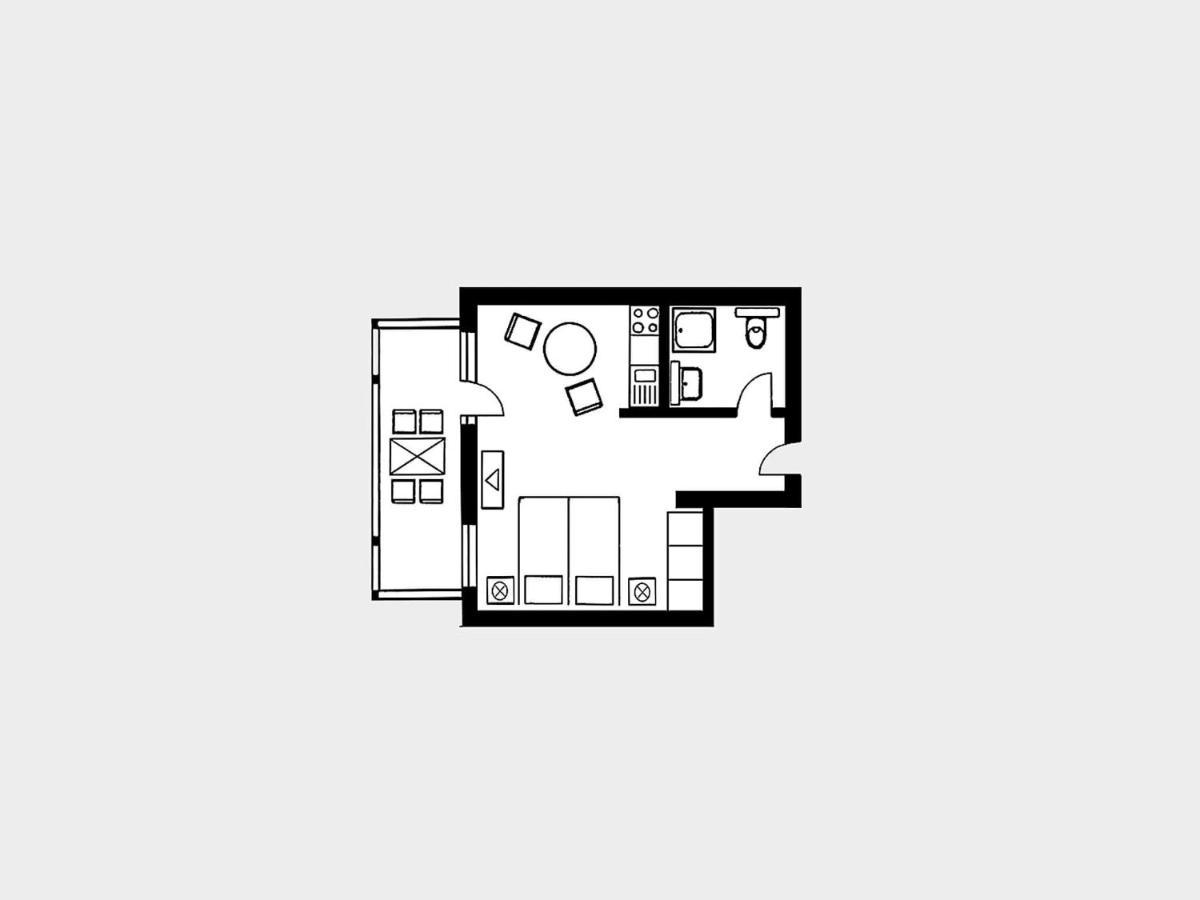 Strandvillen Binz - 1-Raum-Ferienwohnung Mit Balkon Sv-557 Екстериор снимка
